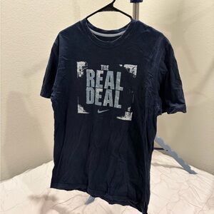 Nike Men's Navy 'The Real Deal' T-Shirt